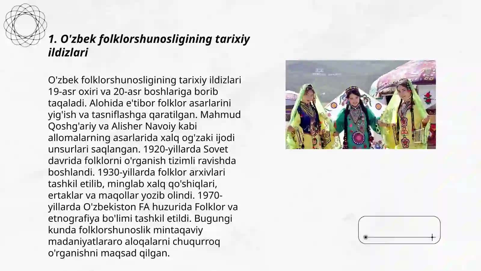 O'zbek Folklorshunosligining Rivoji 3