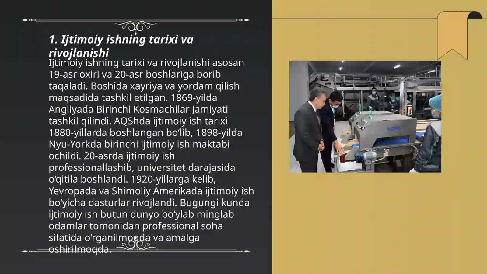 Ijtimoiy ishning tarixi va rivojlanishi 3