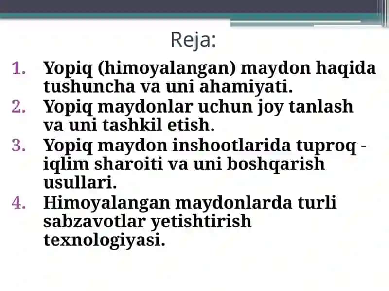 HIMOYALANGAN YERLAR TURLARI TAVSIFI 3
