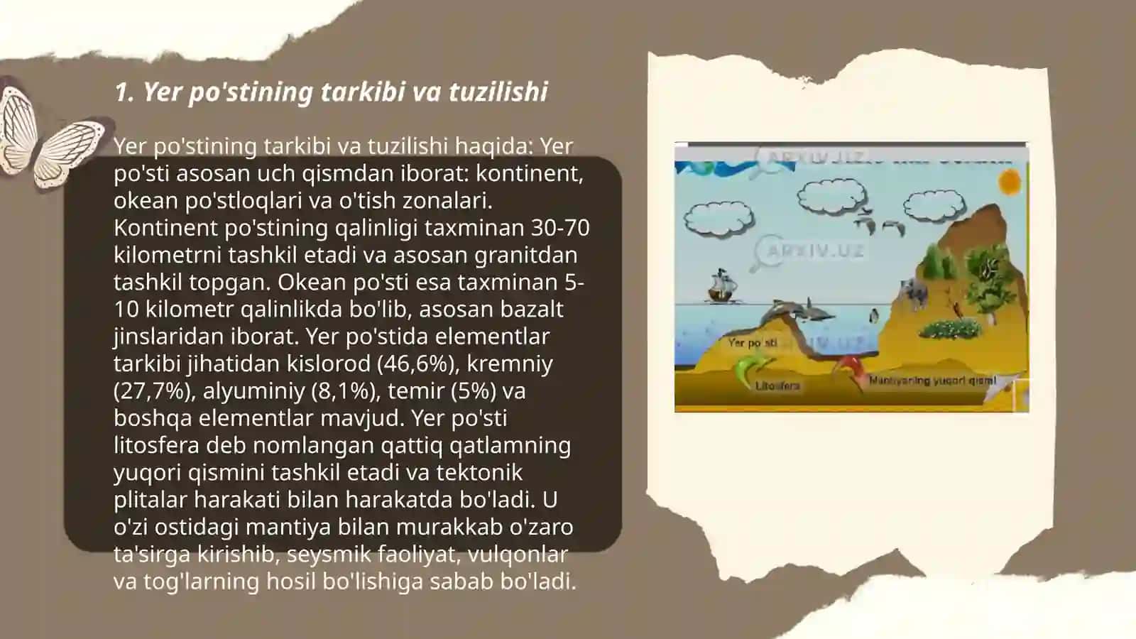 Yer po'stining rivojlanish qonuniyatlari 3