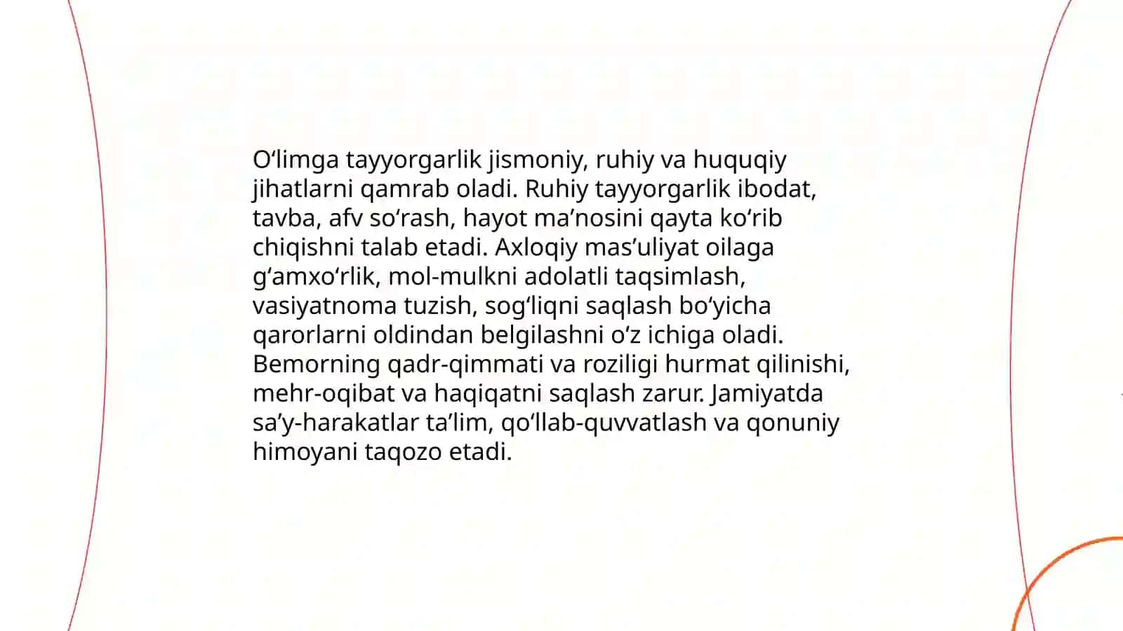 Oʻlim va Oʻlishning ahloqiy joylari 3