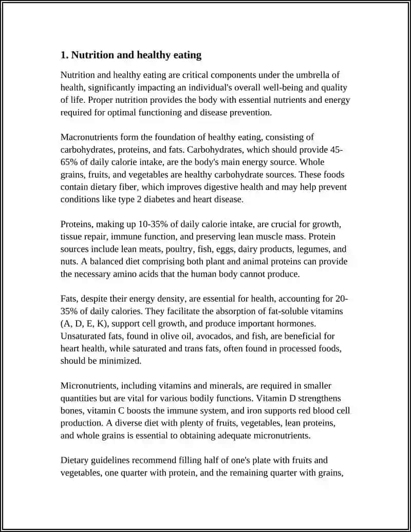 Nutrition and Healthy Eating 3