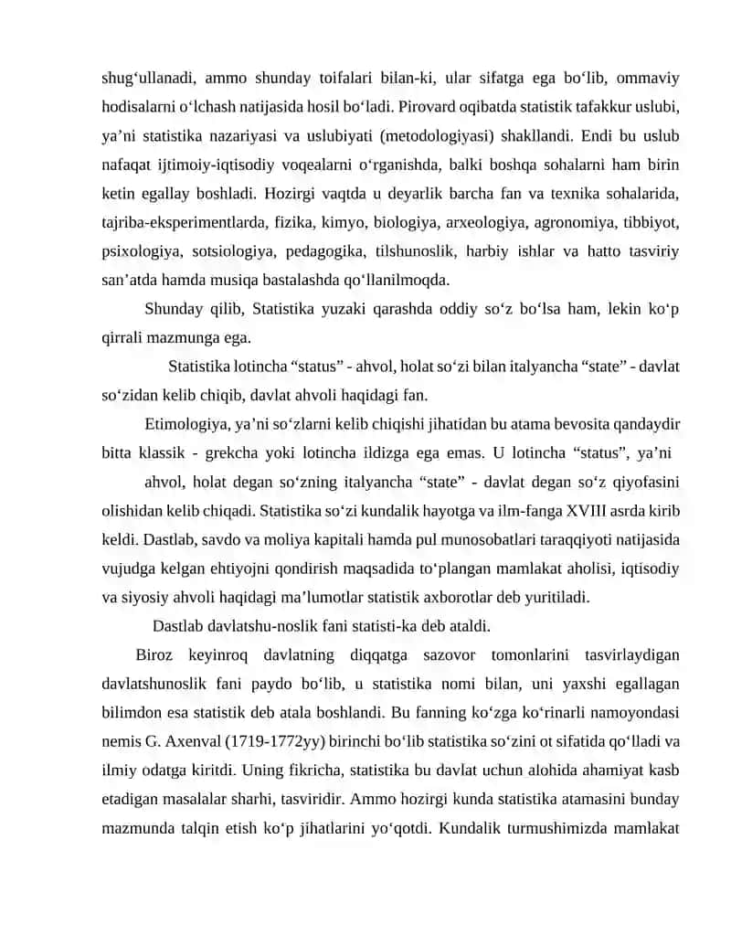 "Statistika" 3