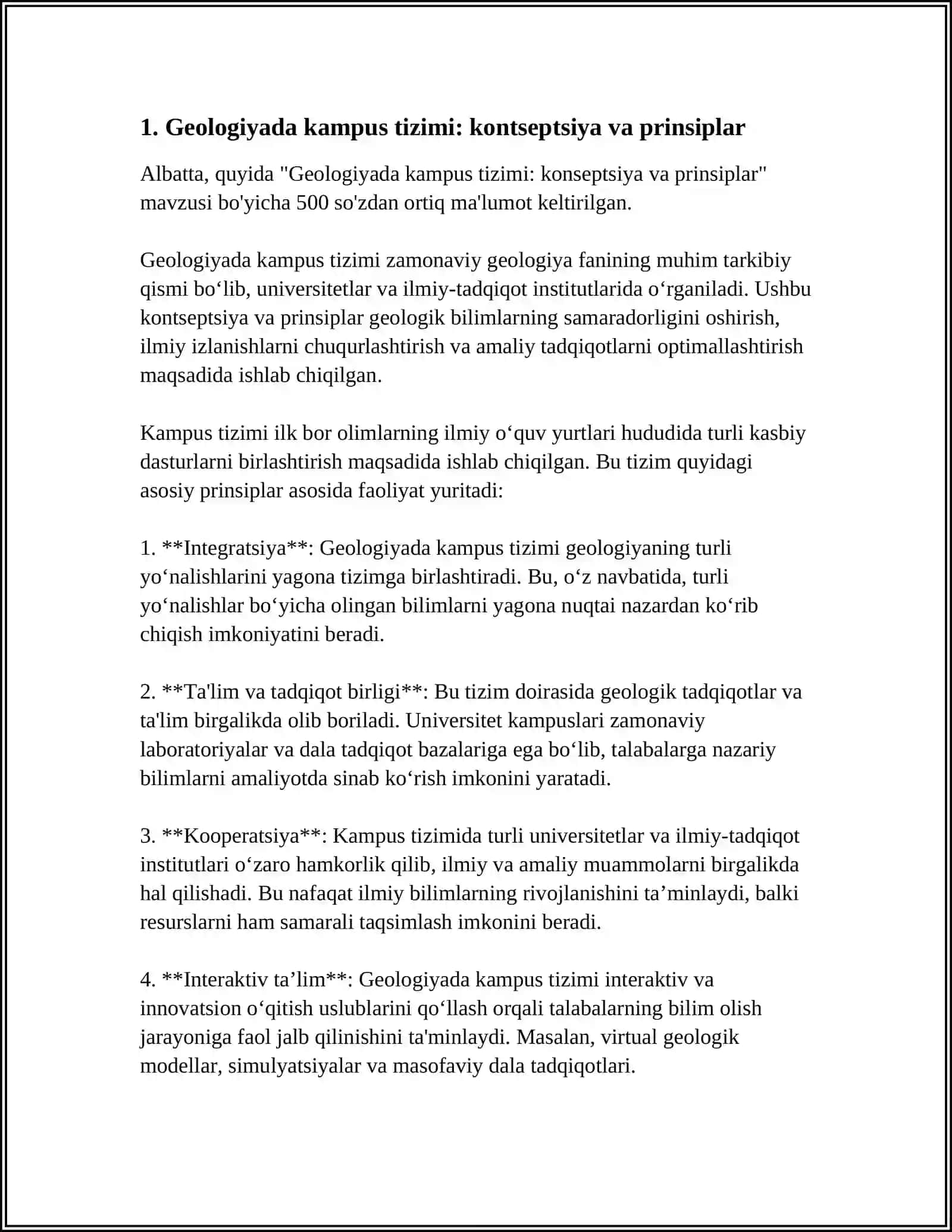 ZAMONAVIY TA‘LIM TIZIMI(GEOLOGIYADA KAMPUS TIZIMI) 3