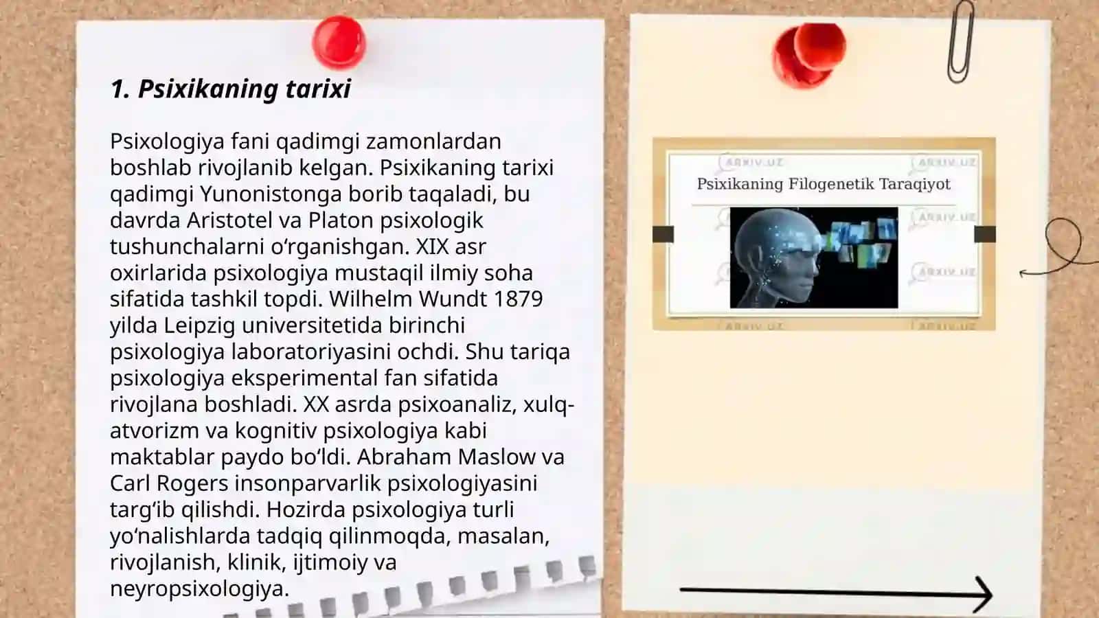 Psixikaning filogenetik tarqaqqiyoti 3