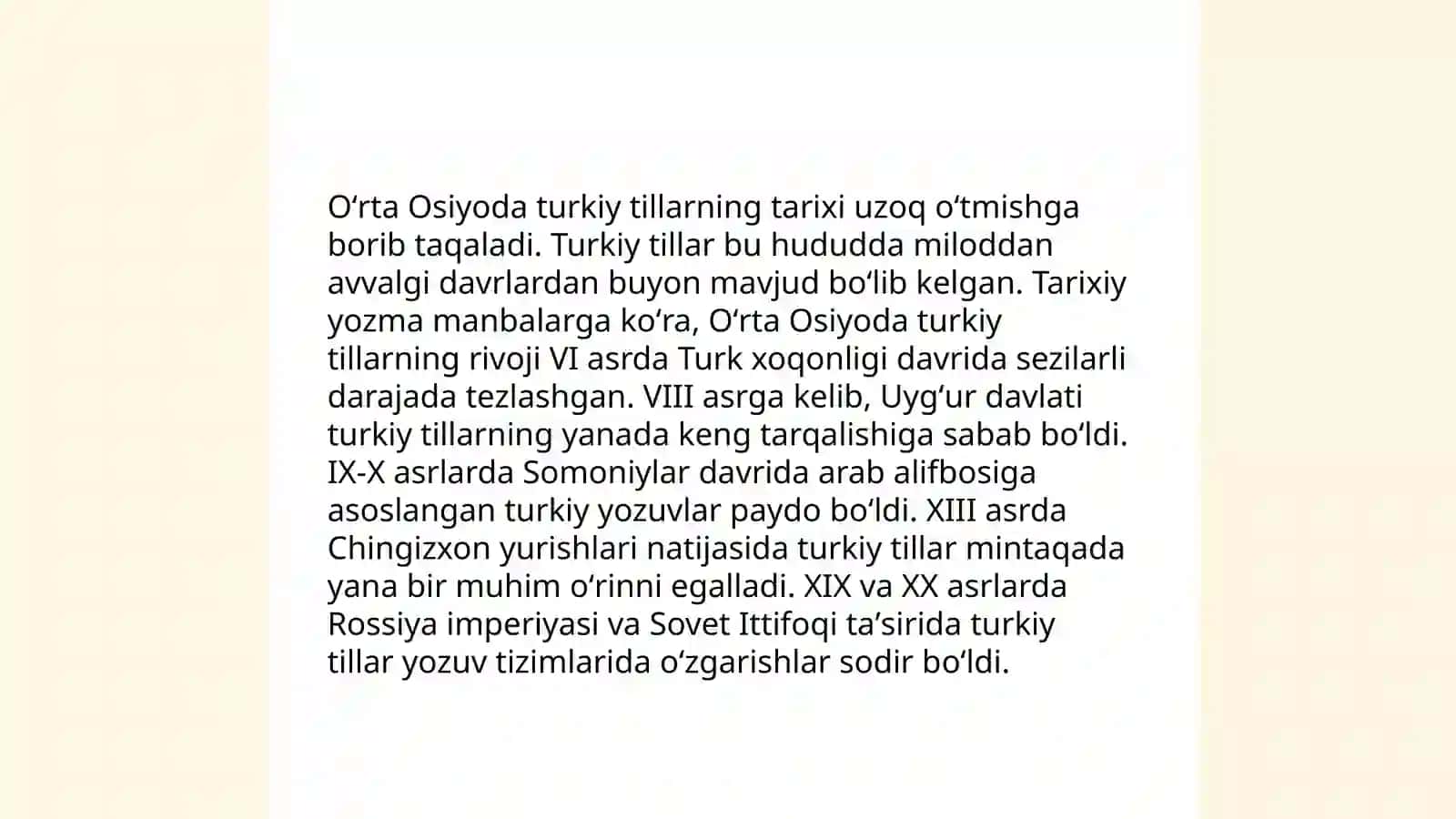 O'rta Osiyoda Tilshunoslikning rivojlanishi 3