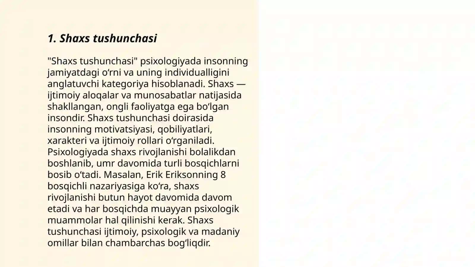 Shaxsning ijtimoiy identifikatsiyasi 3