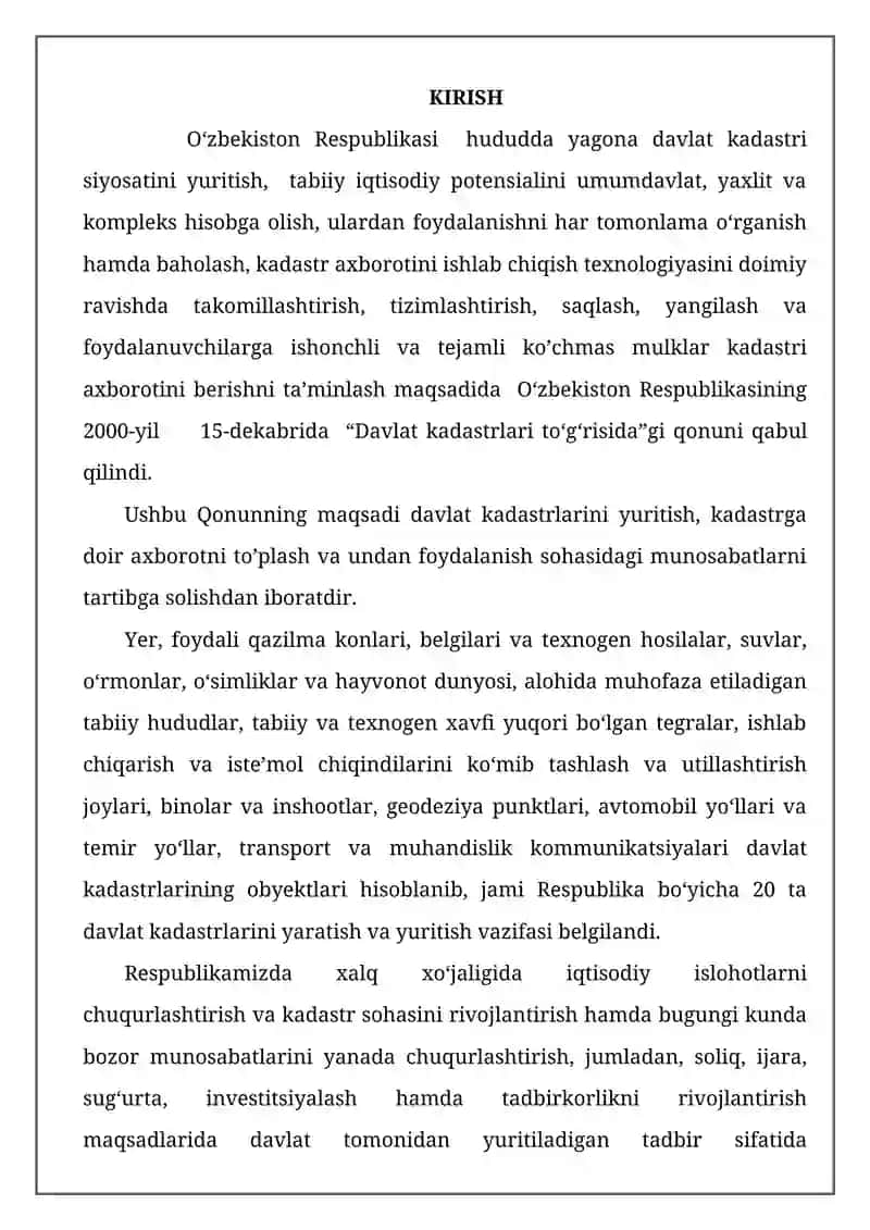 Olot tumanining “Aholi punktlarini  hududlar bo’yicha taqsimlanish loyihasi 3