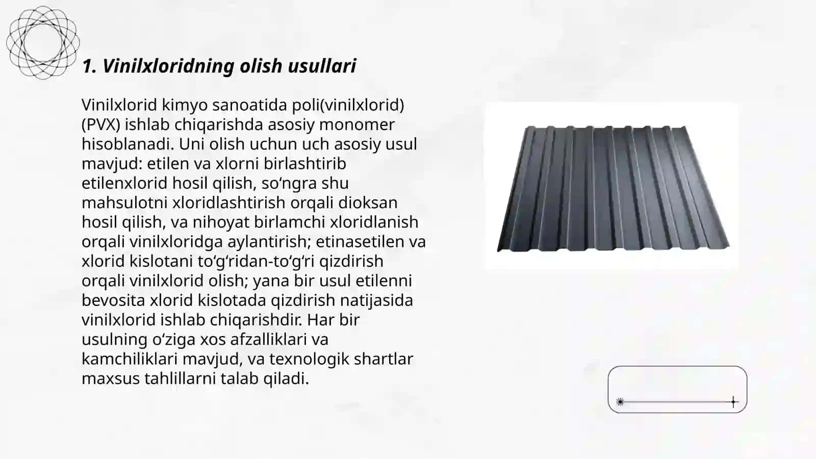Vinilxlorid,vinilftorid,xloropren, olinishi ishlatilishi 3