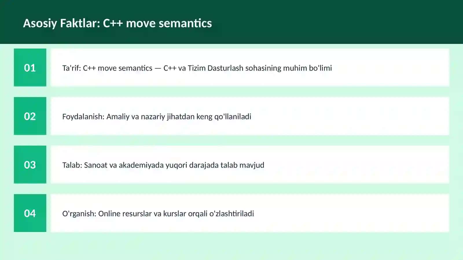 C++ VA TIZIM DASTURLASH 3