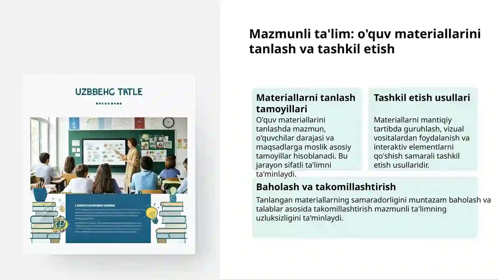 Ta'lim metodlari va tamoyillari mazmuni 3