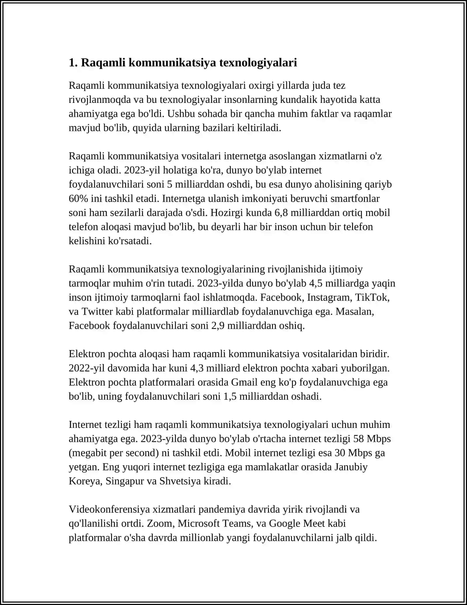 Raqamli kommunikatsiya texnologiyalari 3