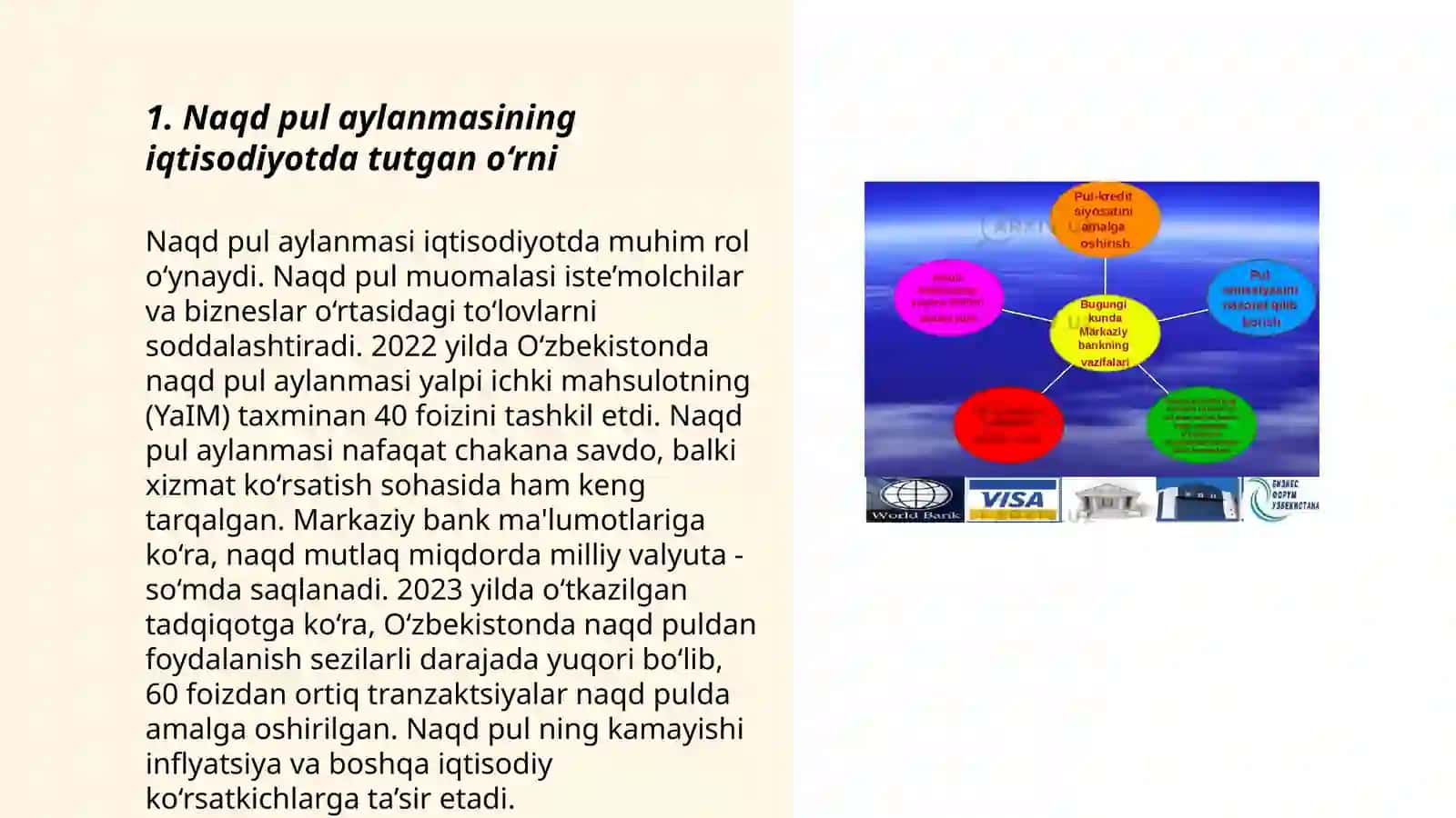Naqd pul aylanmasining zarurligi 3