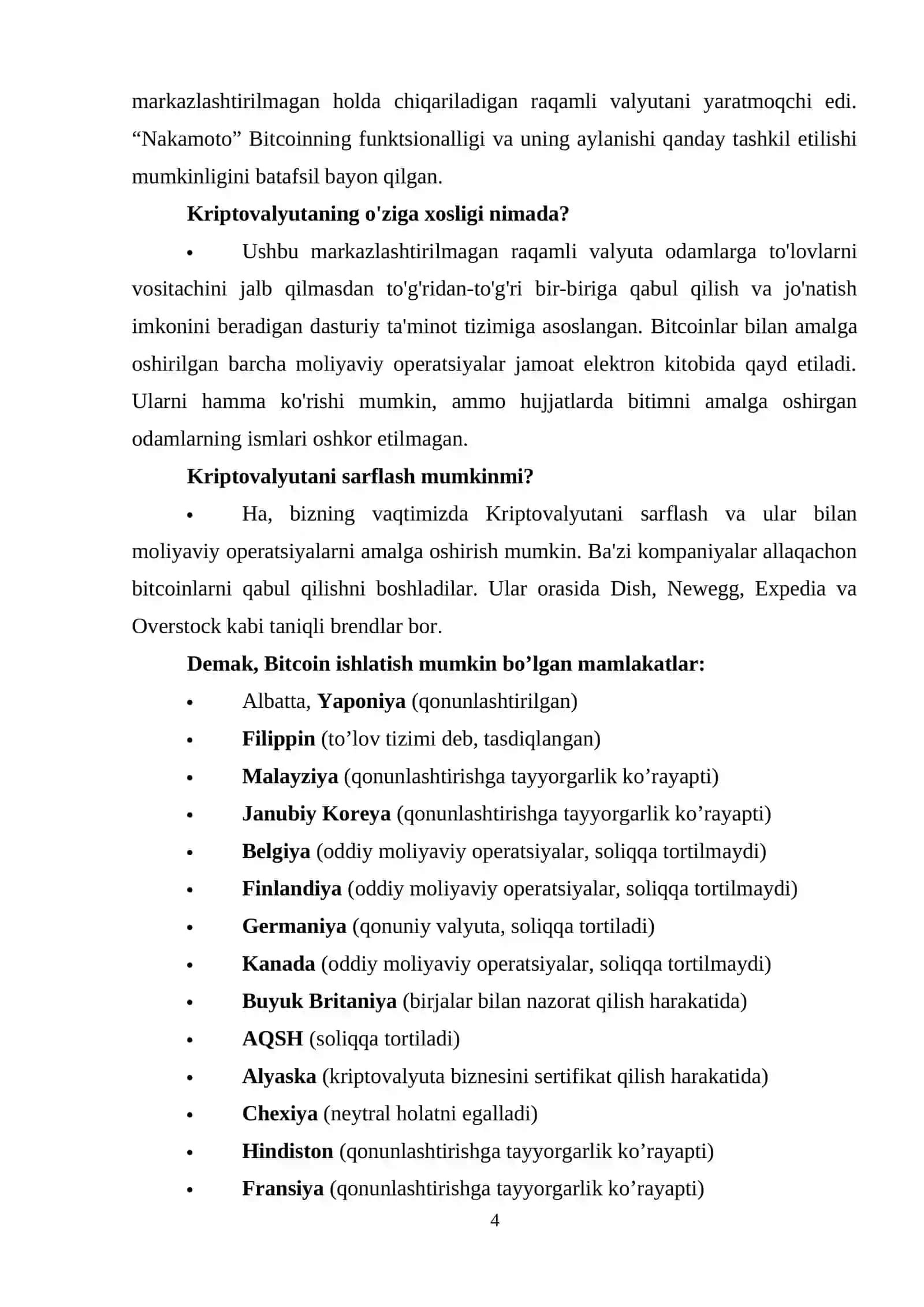 Kriptovalyutalar: tarixi va tasnifi 3