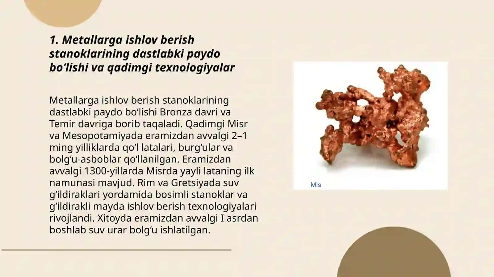 Metallarga ishlov berish stanoklari 3