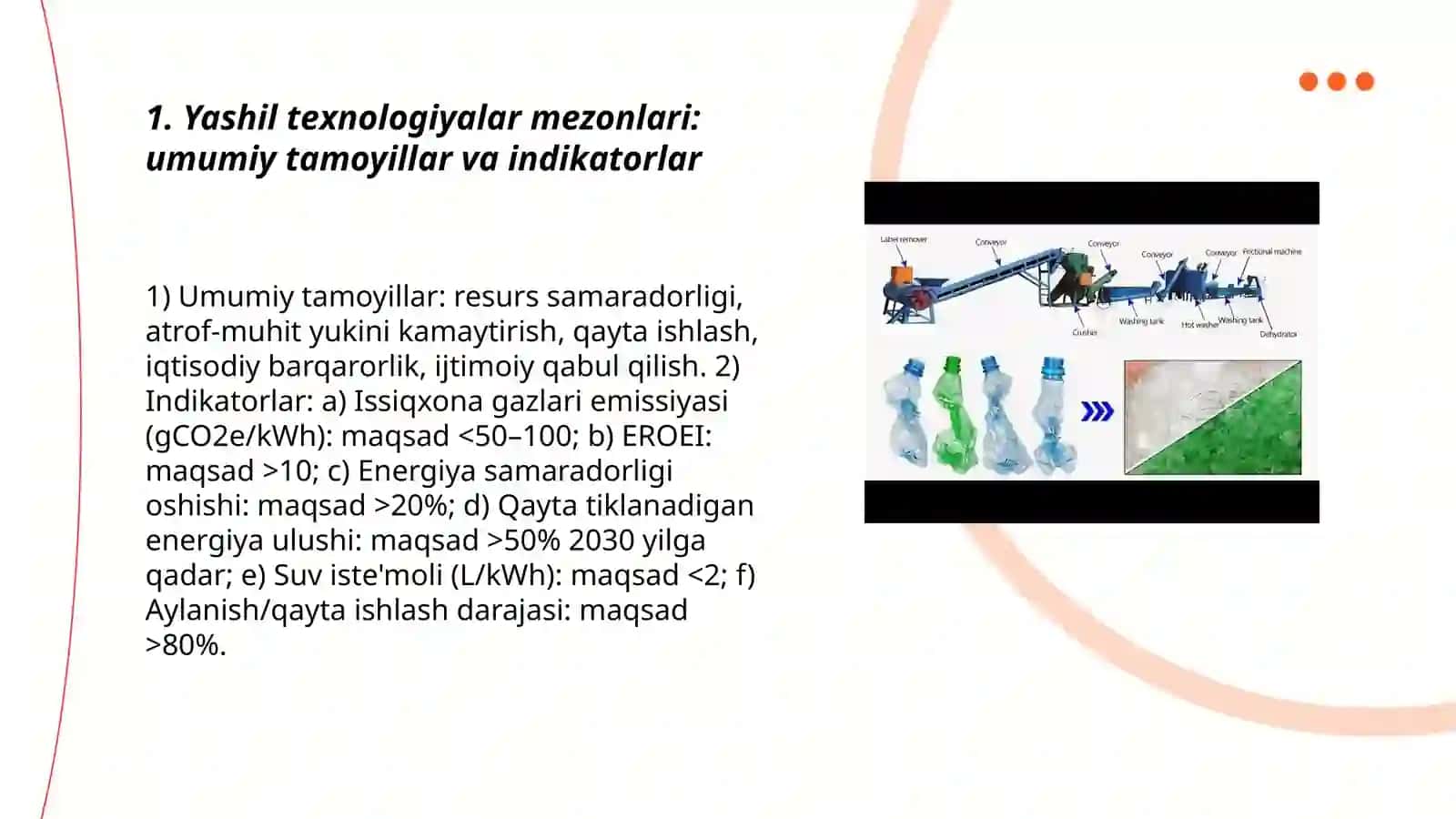 Yashil texnologiyalar mezoni 3