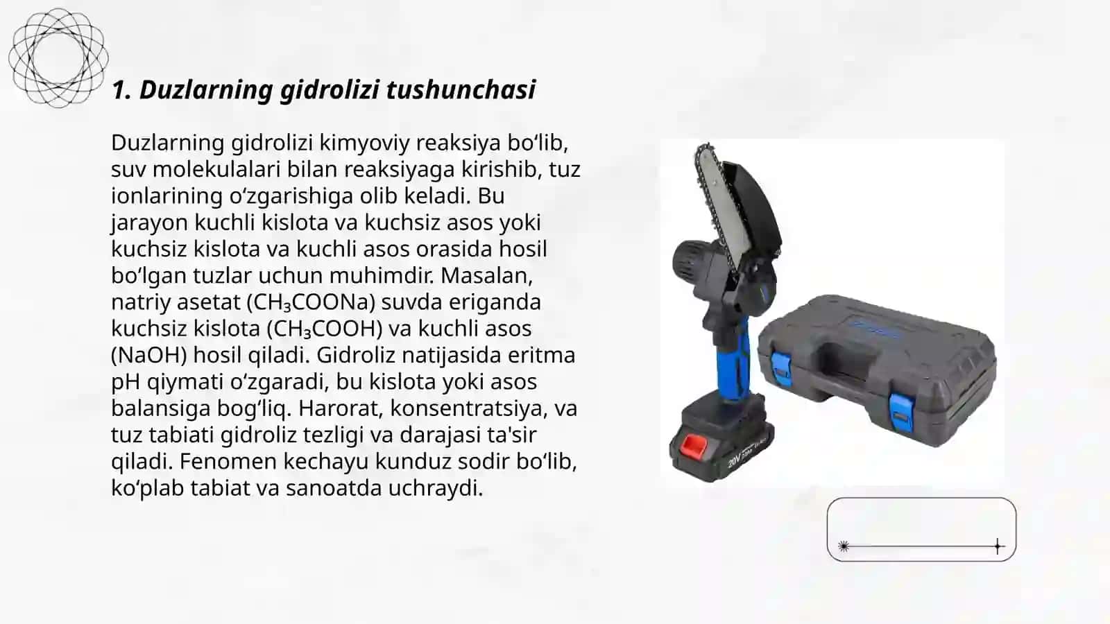 Duzlarning gidrolizi HP. Suvning ion kopaymasi 3
