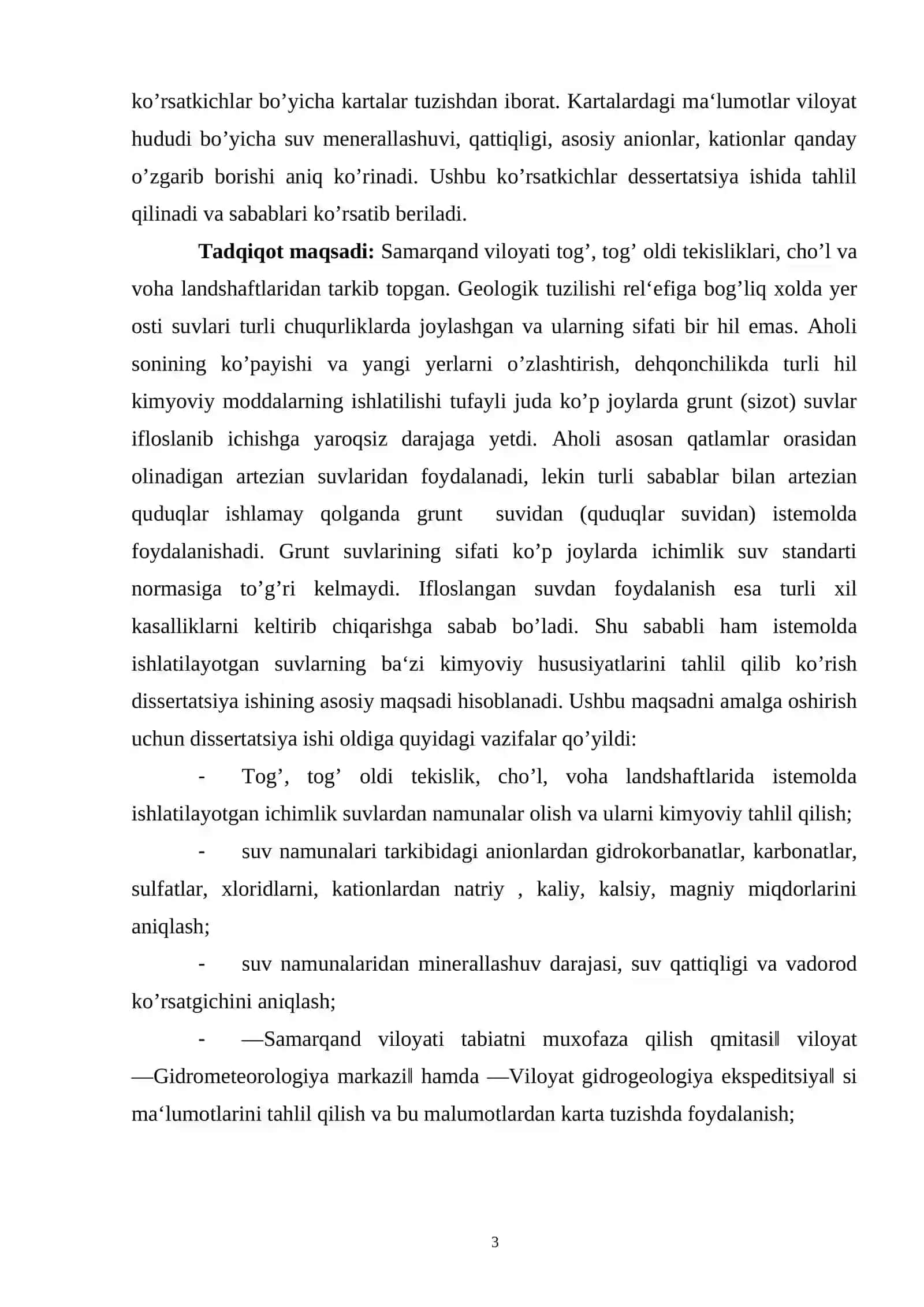 SAMARQAND VA BUXORO O'RTASIDAGI SUV TAQSIMOTIGA TURKISTON MA'MURIYATINING MUNOSABATI 3