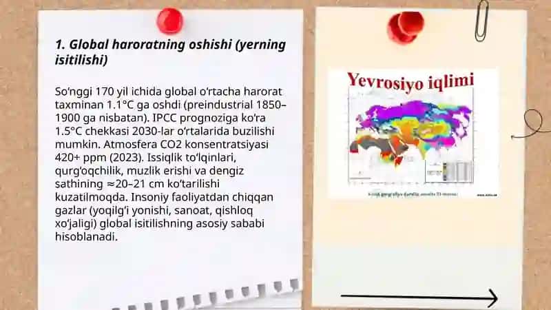 Iqlim oʻzgarishi muammolari 3