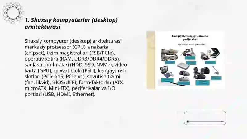 Shaxsiy kompyuterlar arxitekturasi 3