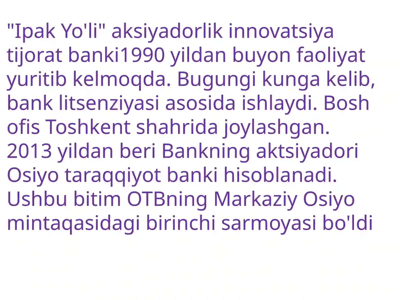 Ipak Yo'li banki 3