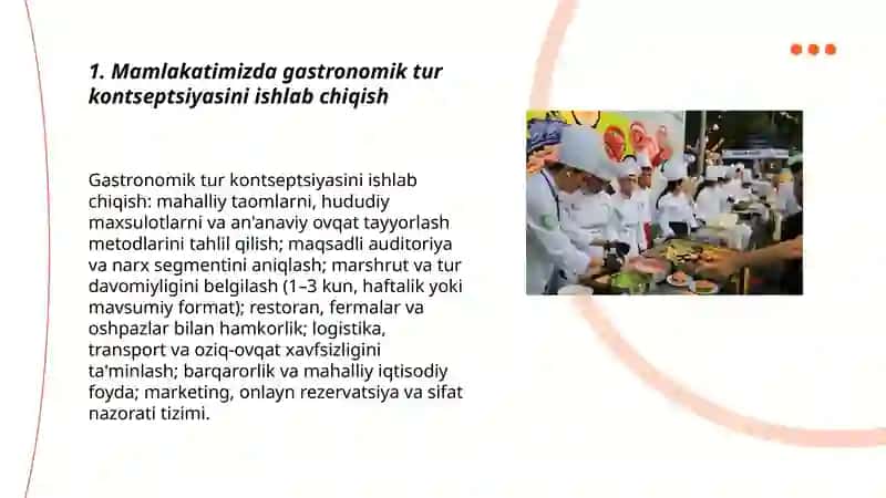 Mamlakatimizda gastronomik turni loyihalash 3