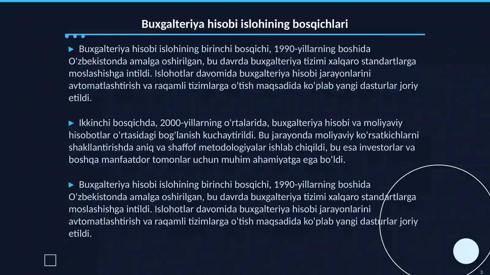 Moliyaviy hisobot 2 fani xususiyati 3