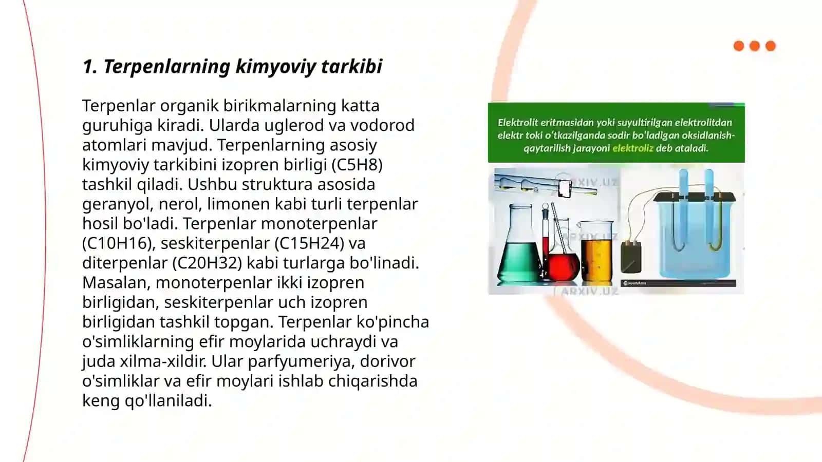 Terpenlar va ularning amaliy ahamiyati 3