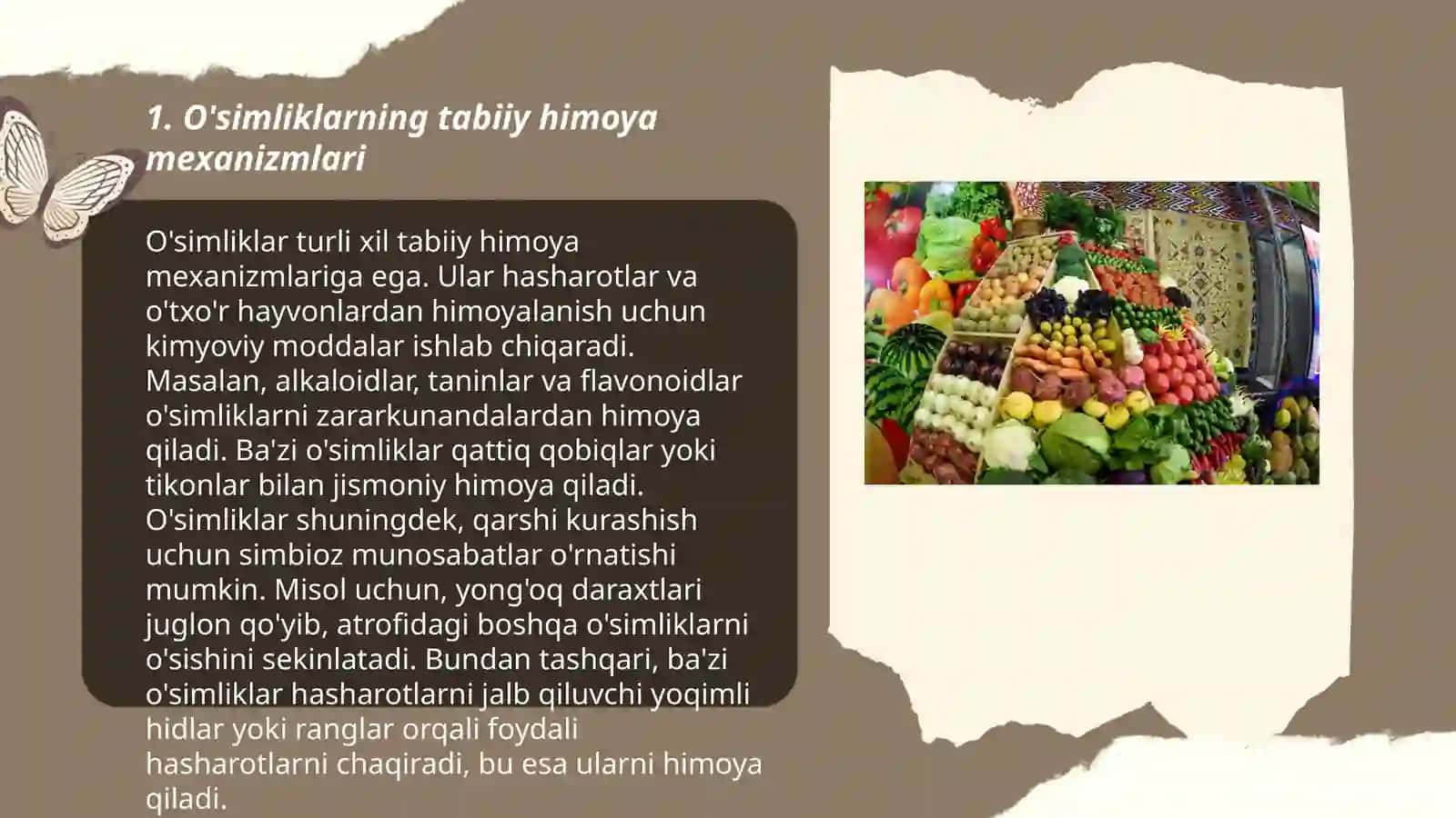 O'simliklarning Hashoratlarga Imunitet Xususiyatlari 3