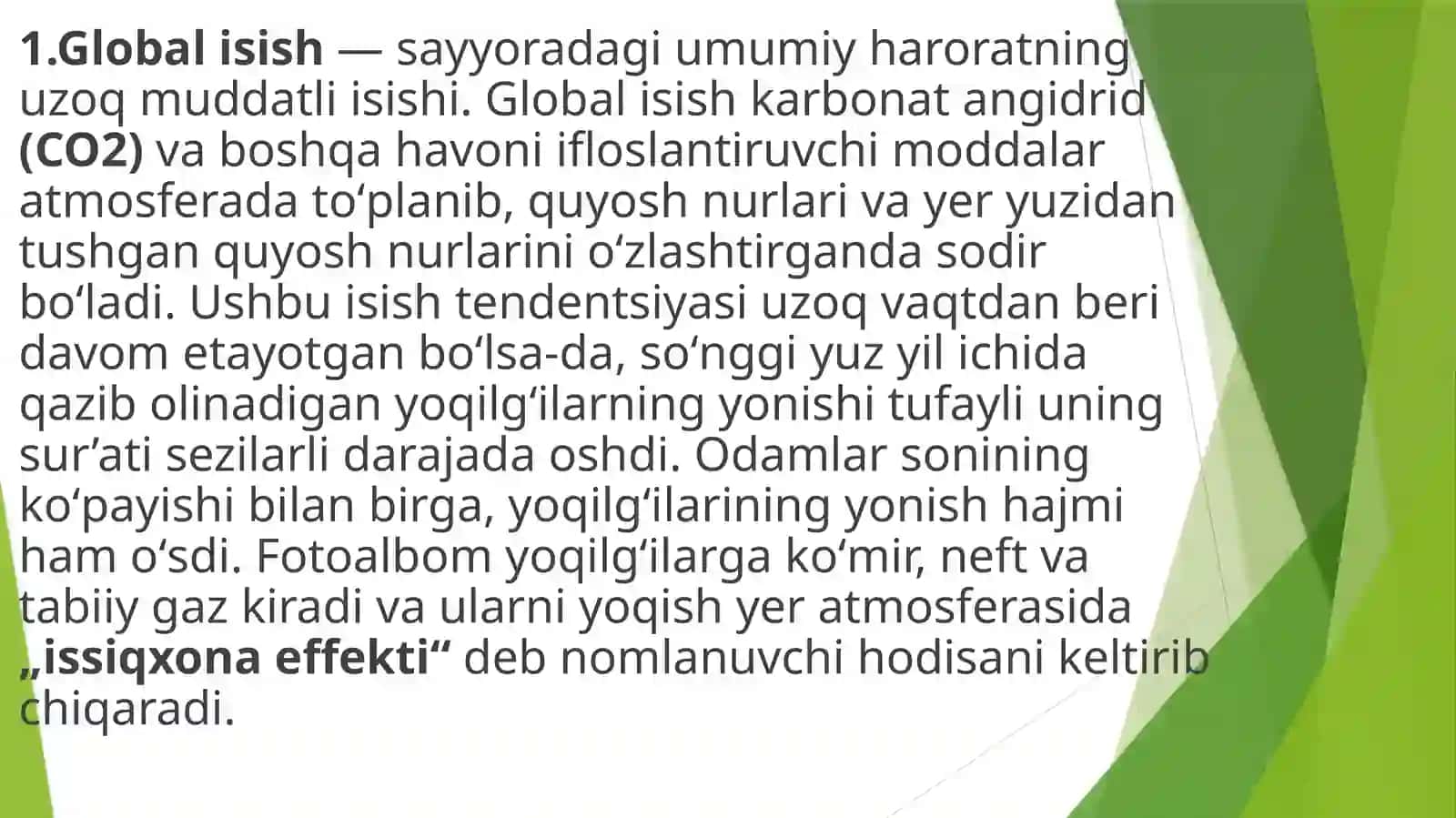 Planetamizni isib borishining sabablari 3