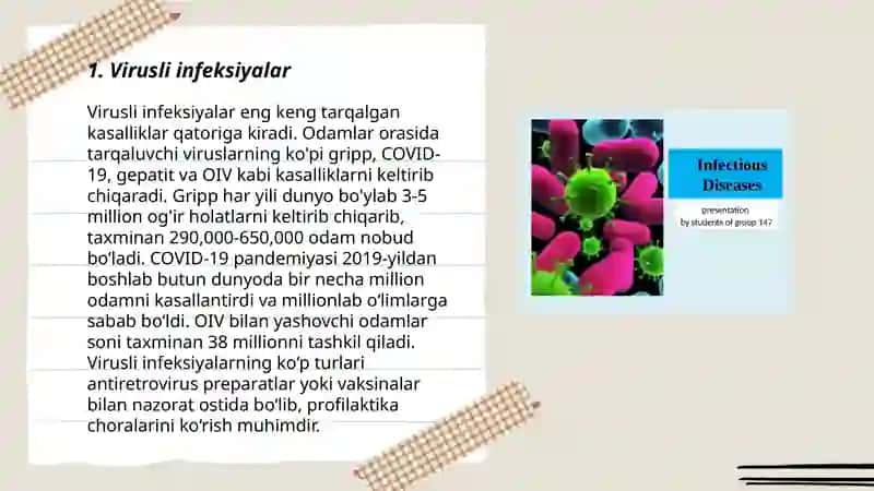 Yuqimsiz va yuqumli kasalliklar 3