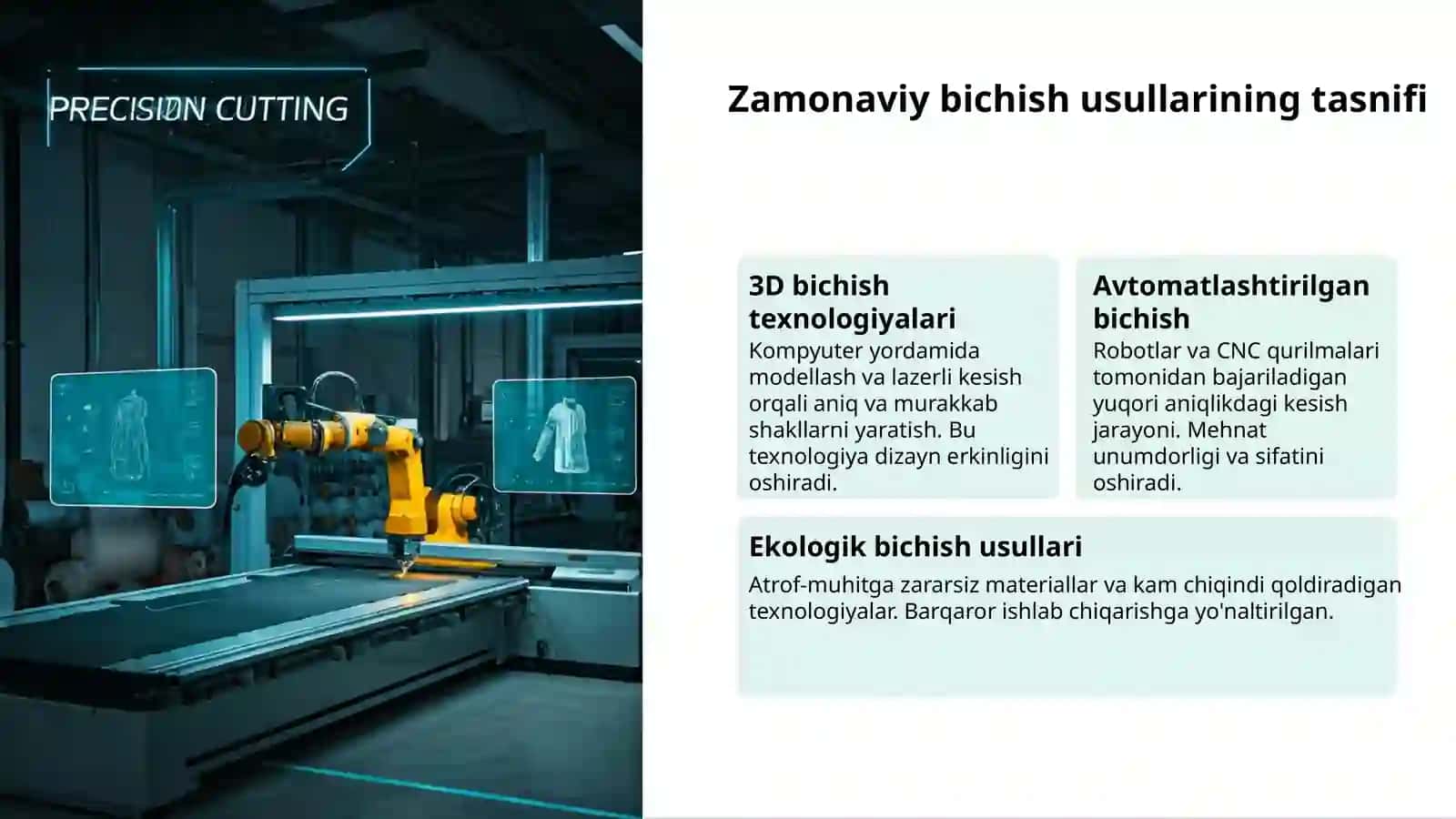 Bichish: Zamonaviy Usullar va Jarayonlar 3