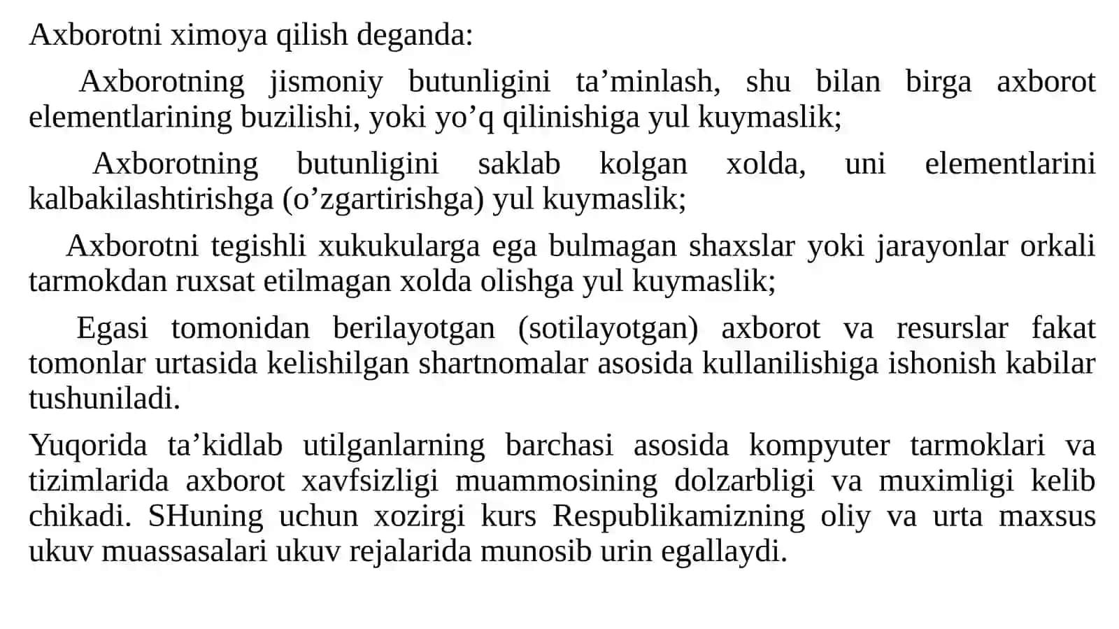 Kompyuter axborot texnologiyalari 3