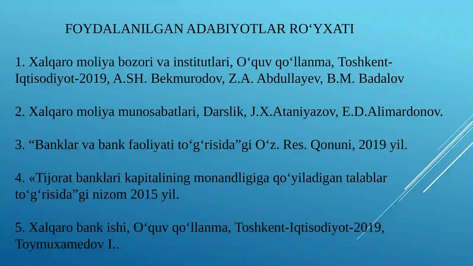 Banklarni tartibga solish (Bazel I, II) 3