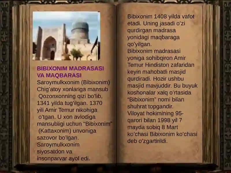 O’zbekistonda madaniy ob’ektlar va ularning faoliyati tasnifi 3