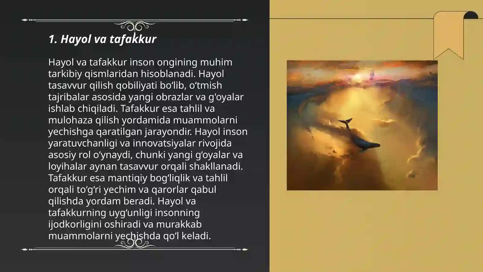 Hayol va tafakkur 3
