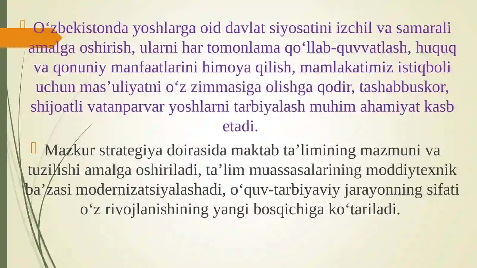 Yoshlar tarbiyasi 3