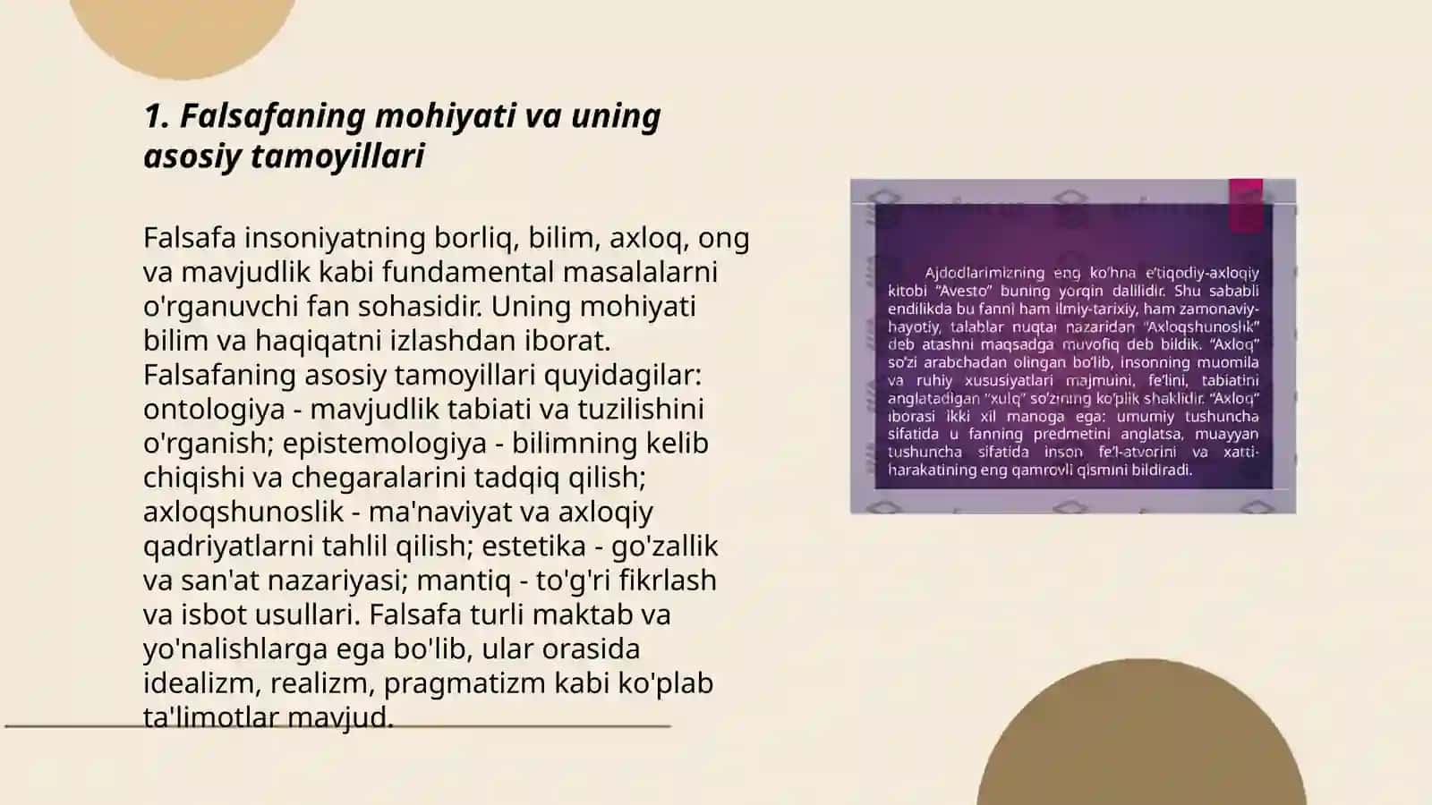 Falsafa va uning jamiyat hayotidagi roli 3