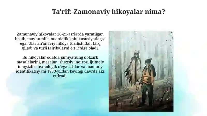 Zamonaviy hikoyalar 3