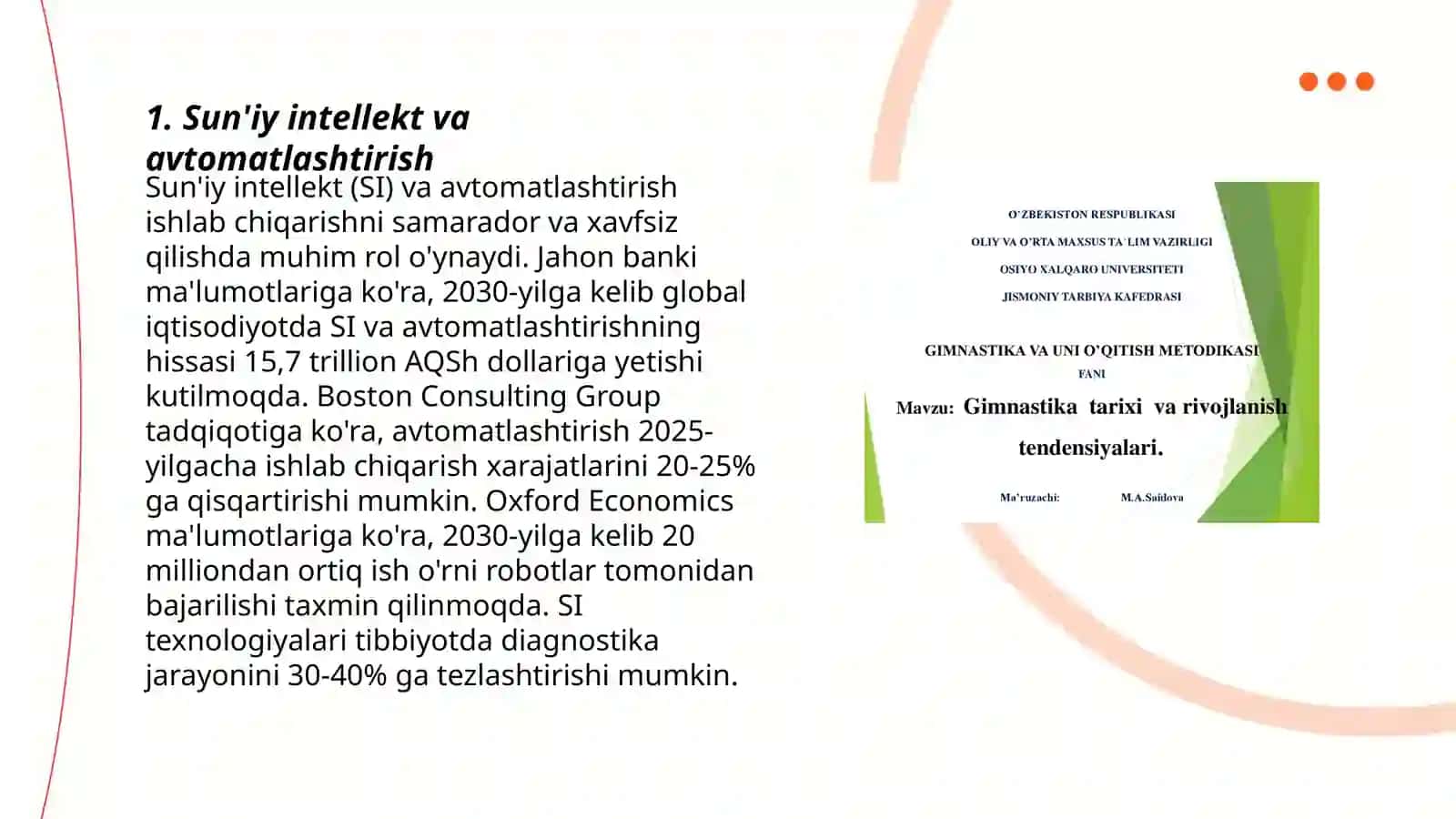 Texnik vositalarning rivojlanish tendensiyalari 3