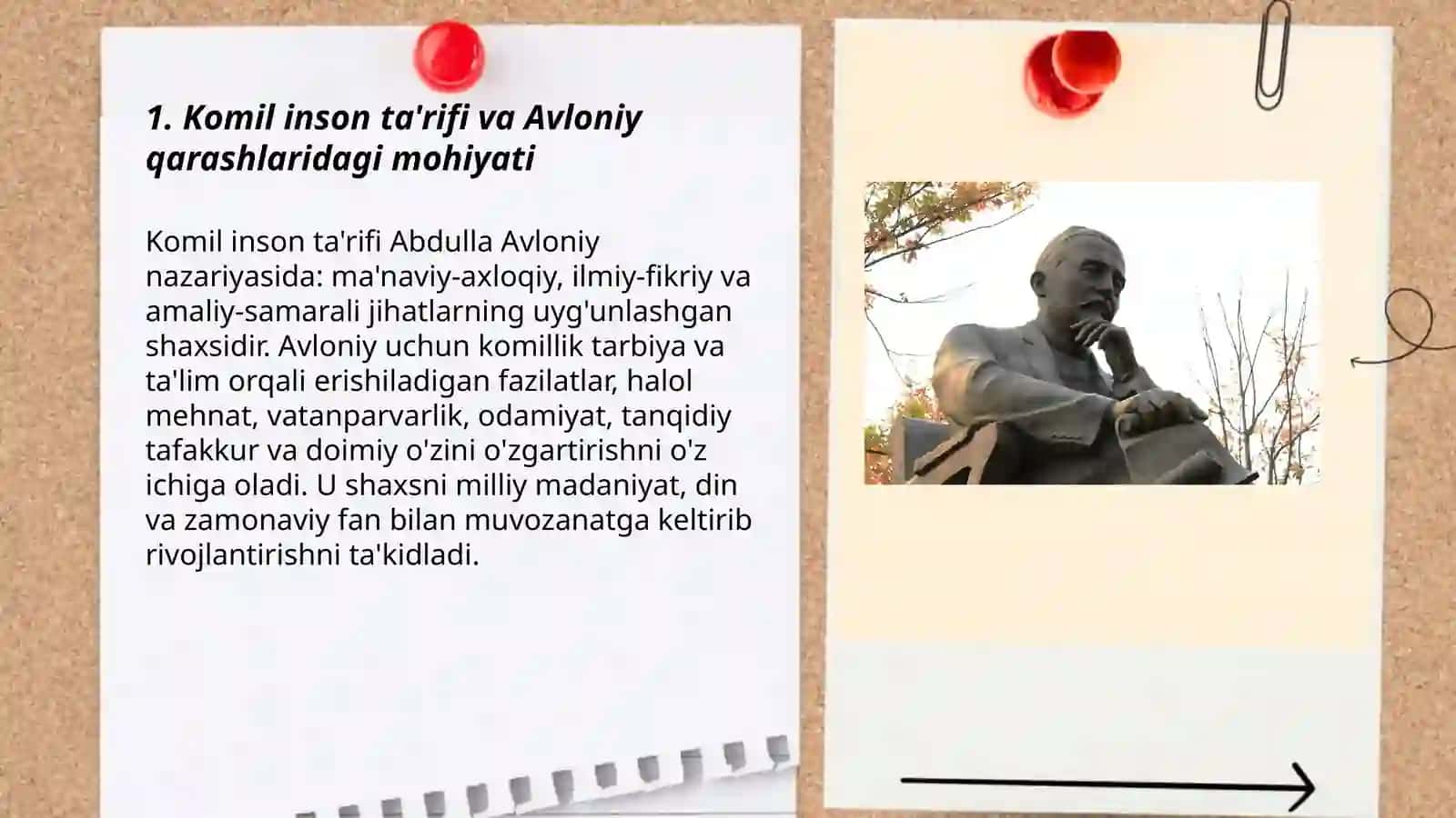 Komil inson haqidagi qarashlari 3