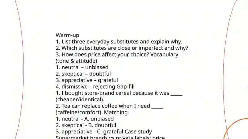 The determinants of Demand Elasticity 3