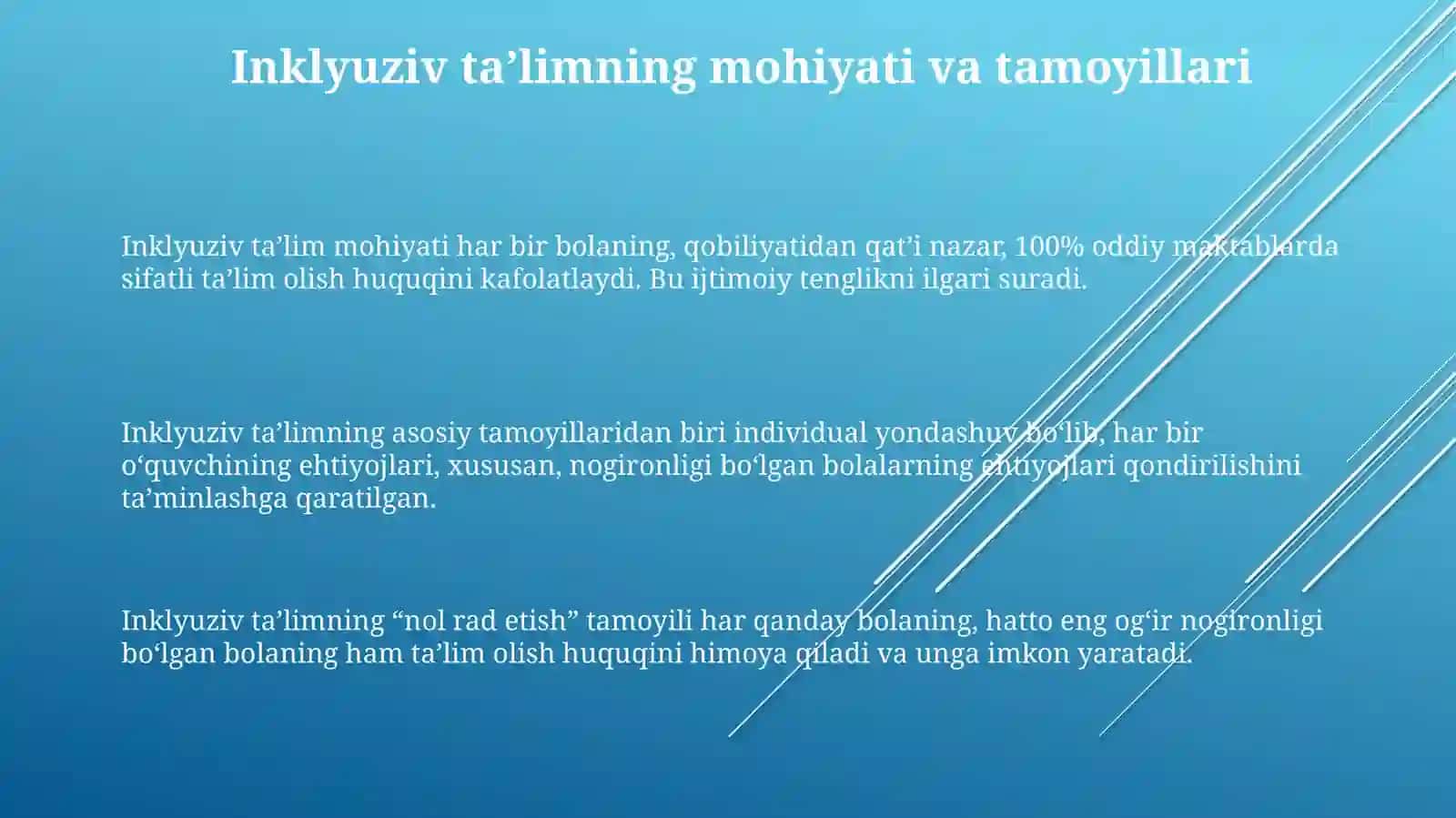 Inklyuziv ta‘lim predmeti'maqsadcavazifalari 3