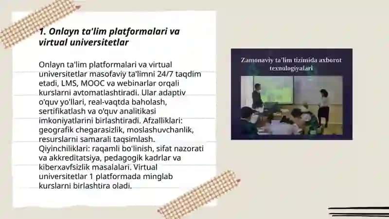 Onlayn ta'lim platformalari va virtual universitetlar 3