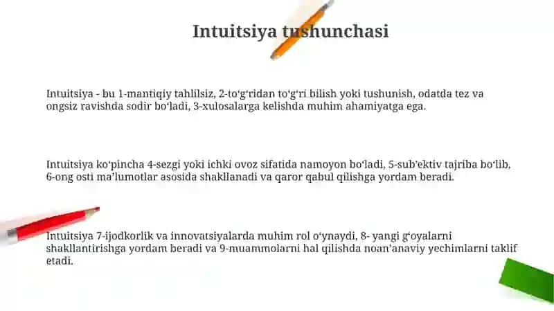 Intuitsiya tushunchasi 3