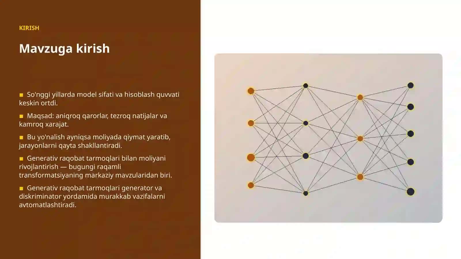 Generativ raqobat tarmoqlari bilan moliyani rivojlantirish 3