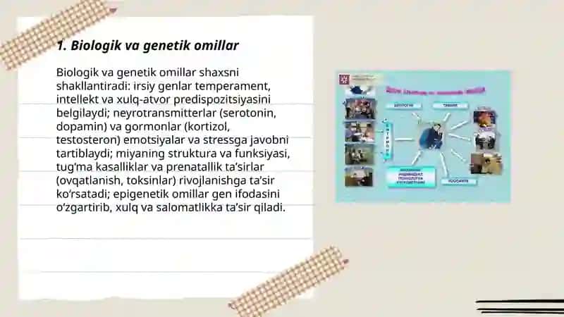 Biologik va genetik omillar 3