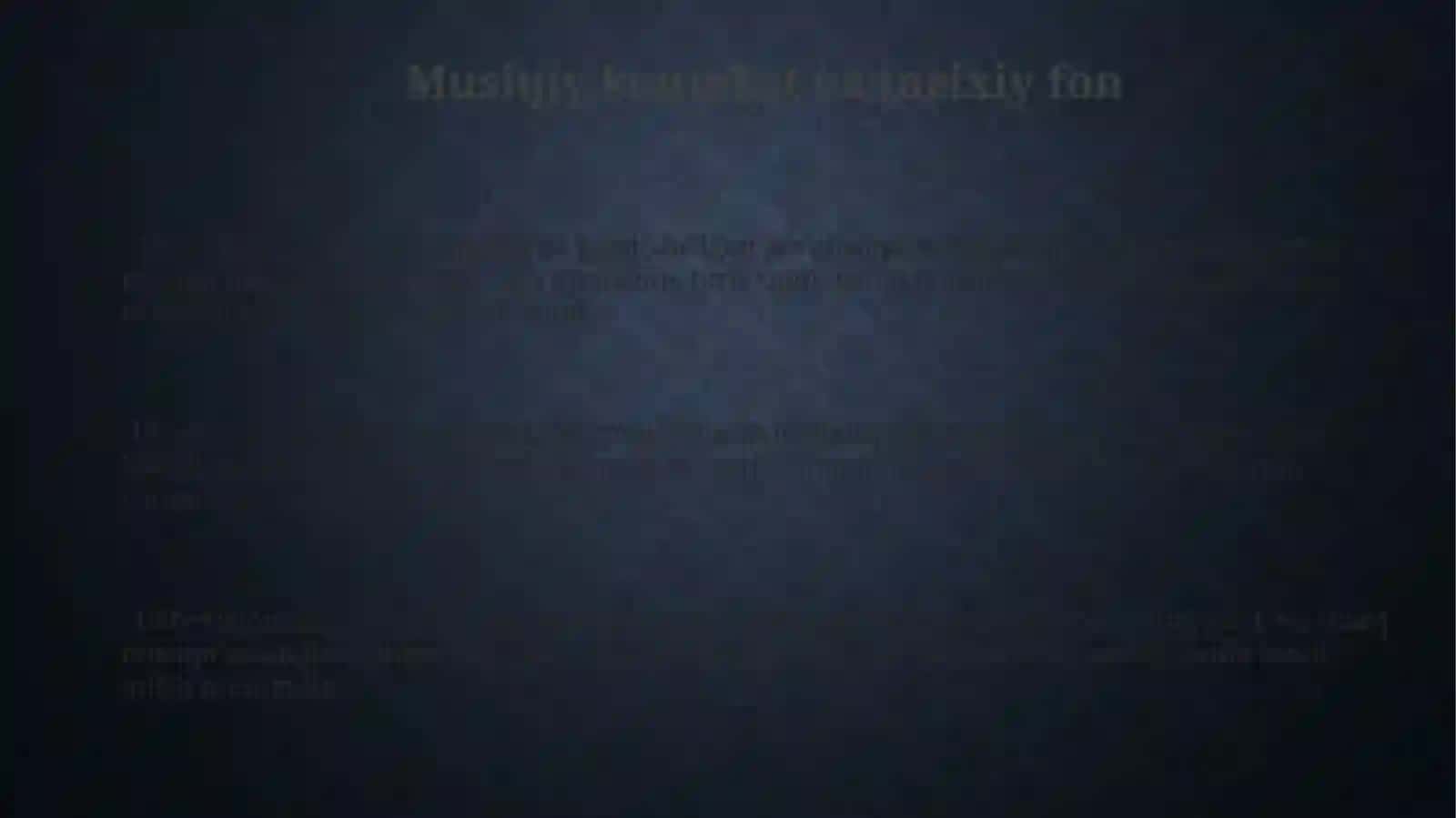 Musiqa asarlarining mazmunini izohlash 3