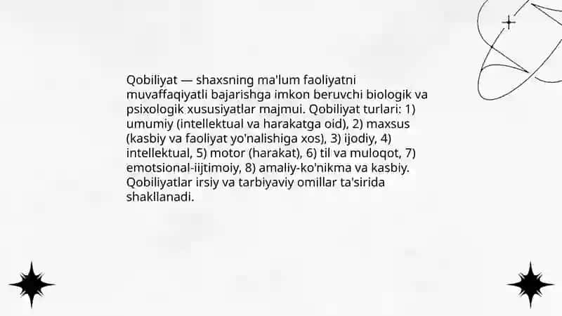 Qobiliyat 3