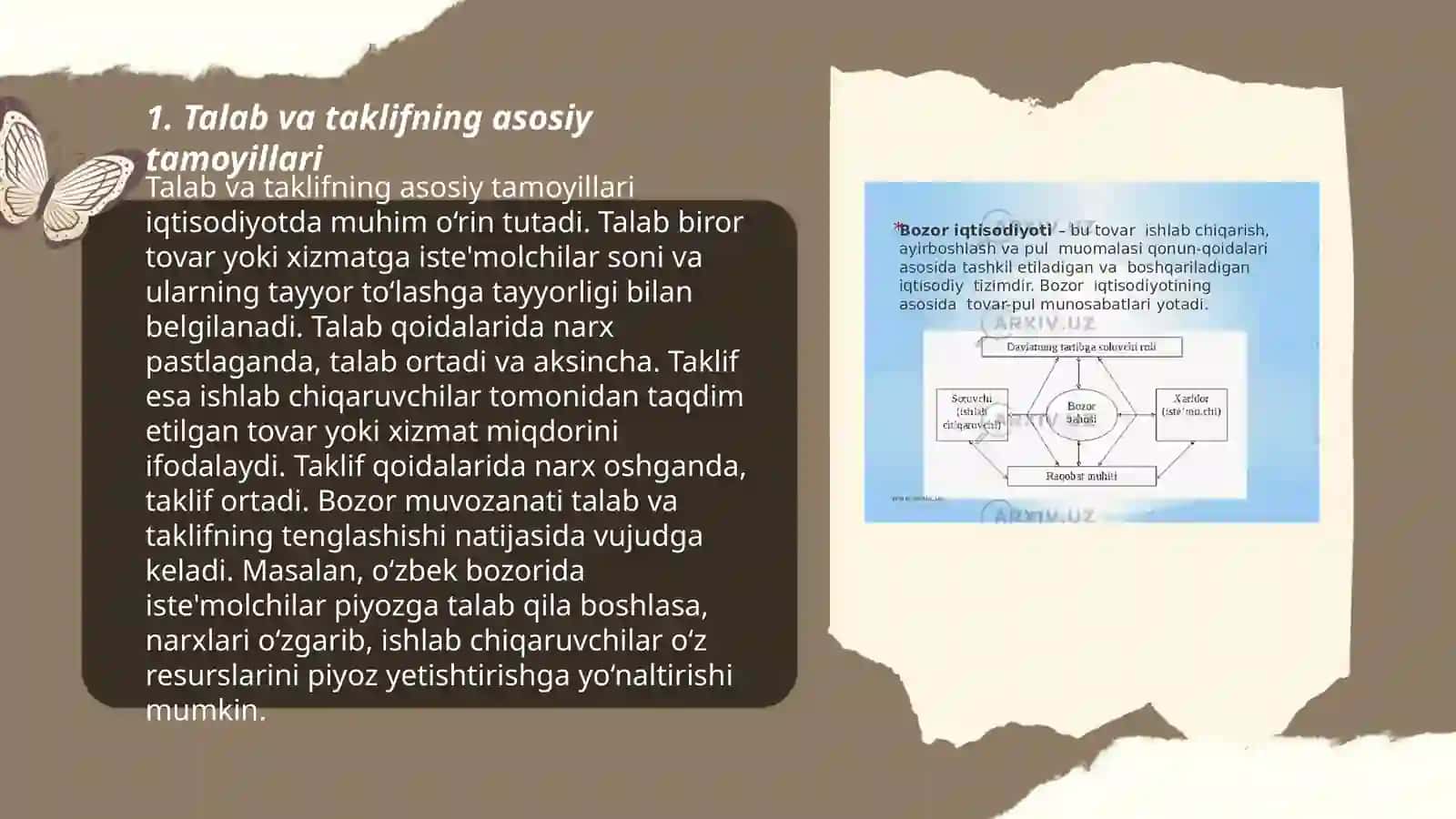 Talab va taklif qonunlari 3